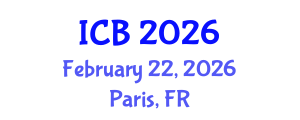 International Conference on Biodiversity (ICB) February 22, 2026 - Paris, France