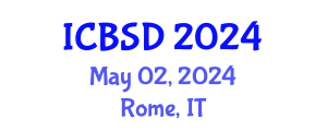 International Conference on Bioeconomy and Sustainable Development (ICBSD) May 02, 2024 - Rome, Italy
