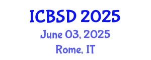 International Conference on Bioeconomy and Sustainable Development (ICBSD) June 03, 2025 - Rome, Italy