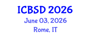 International Conference on Bioeconomy and Sustainable Development (ICBSD) June 03, 2026 - Rome, Italy