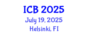 International Conference on Bioelectronics (ICB) July 19, 2025 - Helsinki, Finland