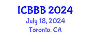 International Conference on Bioenergy, Biofuels and Bioproducts (ICBBB) July 18, 2024 - Toronto, Canada