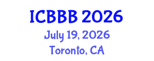 International Conference on Bioenergy, Biofuels and Bioproducts (ICBBB) July 19, 2026 - Toronto, Canada