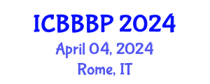 International Conference on Bioenergy, Biogas and Biogas Production (ICBBBP) April 04, 2024 - Rome, Italy