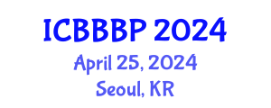 International Conference on Bioenergy, Biogas and Biogas Production (ICBBBP) April 25, 2024 - Seoul, Republic of Korea