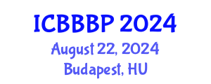 International Conference on Bioenergy, Biogas and Biogas Production (ICBBBP) August 22, 2024 - Budapest, Hungary