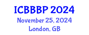 International Conference on Bioenergy, Biogas and Biogas Production (ICBBBP) November 25, 2024 - London, United Kingdom