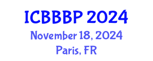 International Conference on Bioenergy, Biogas and Biogas Production (ICBBBP) November 18, 2024 - Paris, France
