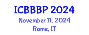 International Conference on Bioenergy, Biogas and Biogas Production (ICBBBP) November 11, 2024 - Rome, Italy