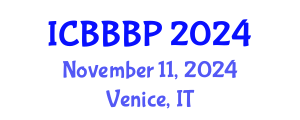 International Conference on Bioenergy, Biogas and Biogas Production (ICBBBP) November 11, 2024 - Venice, Italy