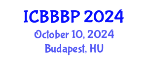 International Conference on Bioenergy, Biogas and Biogas Production (ICBBBP) October 10, 2024 - Budapest, Hungary