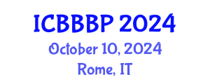 International Conference on Bioenergy, Biogas and Biogas Production (ICBBBP) October 10, 2024 - Rome, Italy