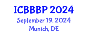 International Conference on Bioenergy, Biogas and Biogas Production (ICBBBP) September 19, 2024 - Munich, Germany