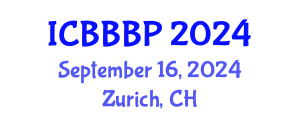 International Conference on Bioenergy, Biogas and Biogas Production (ICBBBP) September 16, 2024 - Zurich, Switzerland