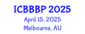 International Conference on Bioenergy, Biogas and Biogas Production (ICBBBP) April 15, 2025 - Melbourne, Australia