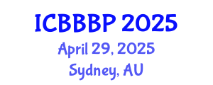 International Conference on Bioenergy, Biogas and Biogas Production (ICBBBP) April 29, 2025 - Sydney, Australia