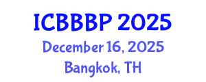 International Conference on Bioenergy, Biogas and Biogas Production (ICBBBP) December 16, 2025 - Bangkok, Thailand