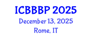 International Conference on Bioenergy, Biogas and Biogas Production (ICBBBP) December 13, 2025 - Rome, Italy