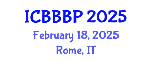 International Conference on Bioenergy, Biogas and Biogas Production (ICBBBP) February 18, 2025 - Rome, Italy