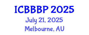 International Conference on Bioenergy, Biogas and Biogas Production (ICBBBP) July 21, 2025 - Melbourne, Australia
