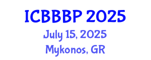 International Conference on Bioenergy, Biogas and Biogas Production (ICBBBP) July 15, 2025 - Mykonos, Greece