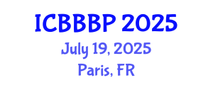 International Conference on Bioenergy, Biogas and Biogas Production (ICBBBP) July 19, 2025 - Paris, France