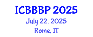International Conference on Bioenergy, Biogas and Biogas Production (ICBBBP) July 22, 2025 - Rome, Italy