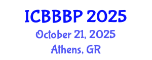 International Conference on Bioenergy, Biogas and Biogas Production (ICBBBP) October 21, 2025 - Athens, Greece