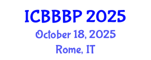 International Conference on Bioenergy, Biogas and Biogas Production (ICBBBP) October 18, 2025 - Rome, Italy
