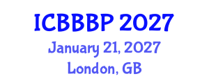 International Conference on Bioenergy, Biogas and Biogas Production (ICBBBP) January 21, 2027 - London, United Kingdom International Conference on Bioenergy, Biogas and Biogas Production (ICBBBP) January 21, 2027 - London, United Kingdom