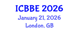 International Conference on Bioengineering and Biomedical Engineering (ICBBE) January 21, 2026 - London, United Kingdom