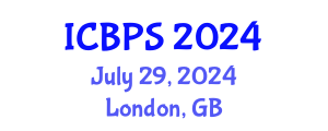 International Conference on Bioengineering and Pharmaceutical Sciences (ICBPS) July 29, 2024 - London, United Kingdom