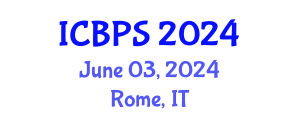International Conference on Bioengineering and Pharmaceutical Sciences (ICBPS) June 03, 2024 - Rome, Italy