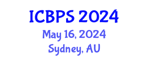 International Conference on Bioengineering and Pharmaceutical Sciences (ICBPS) May 16, 2024 - Sydney, Australia
