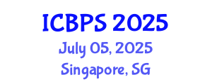 International Conference on Bioengineering and Pharmaceutical Sciences (ICBPS) July 05, 2025 - Singapore, Singapore