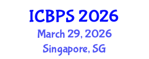 International Conference on Bioengineering and Pharmaceutical Sciences (ICBPS) March 29, 2026 - Singapore, Singapore