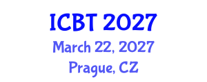 International Conference on Bioengineering and Technology (ICBT) March 22, 2027 - Prague, Czechia International Conference on Bioengineering and Technology (ICBT) March 22, 2027 - Prague, Czechia