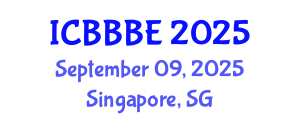 International Conference on Bioengineering, Biochemical and Biomedical Engineering (ICBBBE) September 09, 2025 - Singapore, Singapore