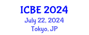 International Conference on Bioengineering (ICBE) July 22, 2024 - Tokyo, Japan