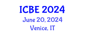 International Conference on Bioengineering (ICBE) June 20, 2024 - Venice, Italy