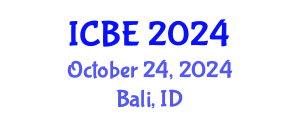 International Conference on Bioengineering (ICBE) October 24, 2024 - Bali, Indonesia