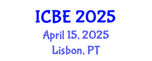 International Conference on Bioengineering (ICBE) April 15, 2025 - Lisbon, Portugal