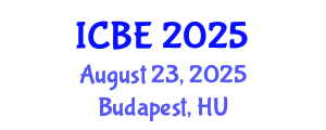 International Conference on Bioengineering (ICBE) August 23, 2025 - Budapest, Hungary