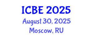 International Conference on Bioengineering (ICBE) August 30, 2025 - Moscow, Russia