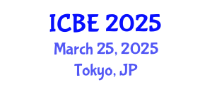 International Conference on Bioengineering (ICBE) March 25, 2025 - Tokyo, Japan