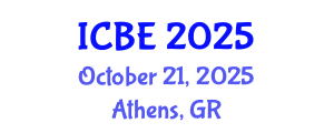 International Conference on Bioengineering (ICBE) October 21, 2025 - Athens, Greece