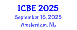 International Conference on Bioengineering (ICBE) September 16, 2025 - Amsterdam, Netherlands