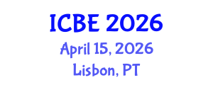 International Conference on Bioengineering (ICBE) April 15, 2026 - Lisbon, Portugal