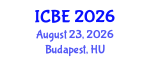 International Conference on Bioengineering (ICBE) August 23, 2026 - Budapest, Hungary