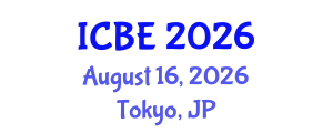 International Conference on Bioengineering (ICBE) August 16, 2026 - Tokyo, Japan